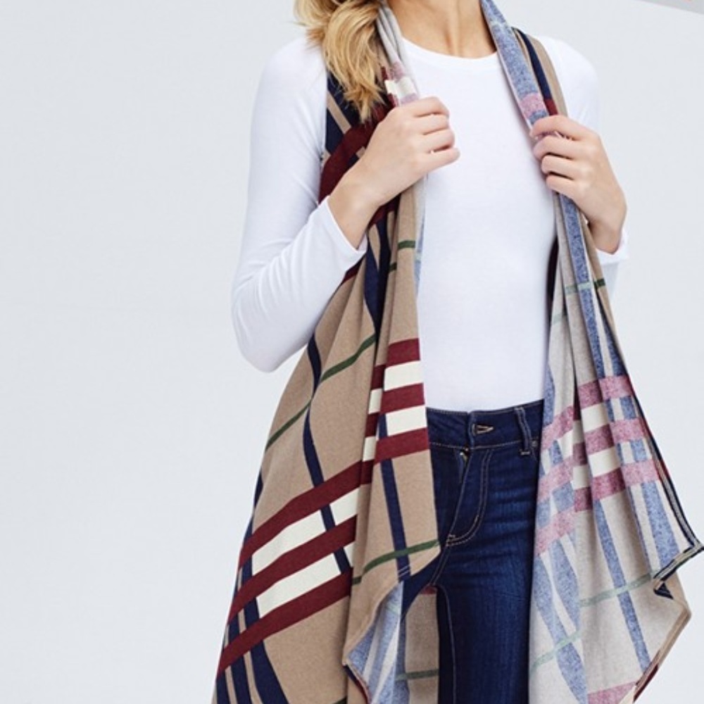 PLUS SIZE DUSTER/VEST